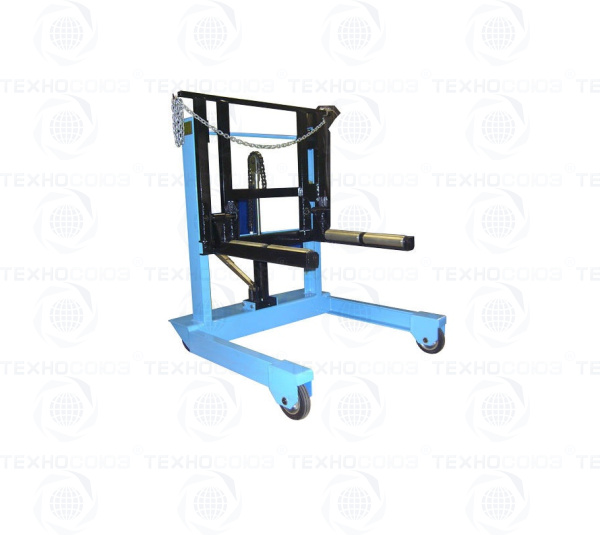 Тележка гидравлическая передвижная для снятия колёс грузовых авто, г/п. 750 кг.