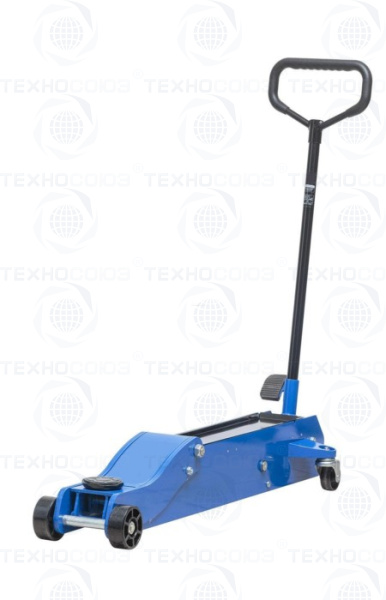 ZX0801E Домкрат подкатной гидравлический с педалью 2т